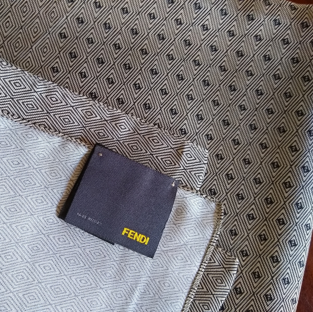 NWOT Fendi silk square scarf